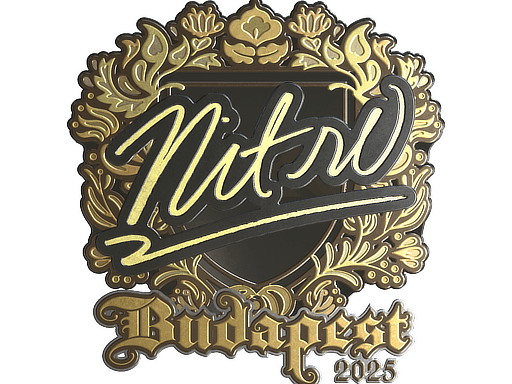 Sticker | nitr0 (Gold) | Budapest 2025