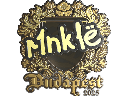 Sticker | r1nkle (Gold) | Budapest 2025