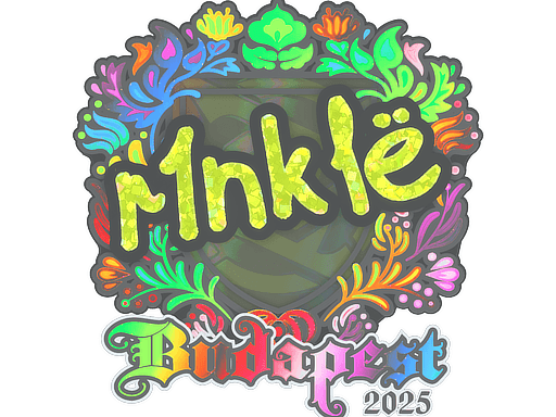 Sticker | r1nkle (Holo) | Budapest 2025
