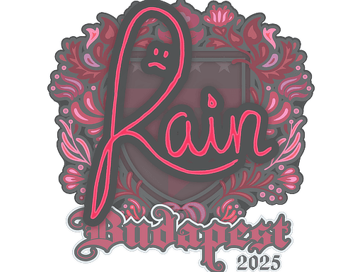 Sticker | rain | Budapest 2025