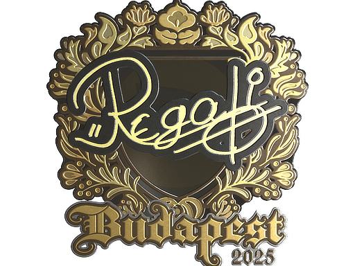 Sticker | regali (Gold) | Budapest 2025