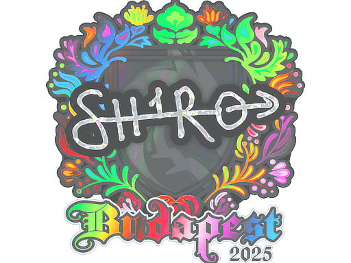 Sticker | sh1ro (Holo) | Budapest 2025