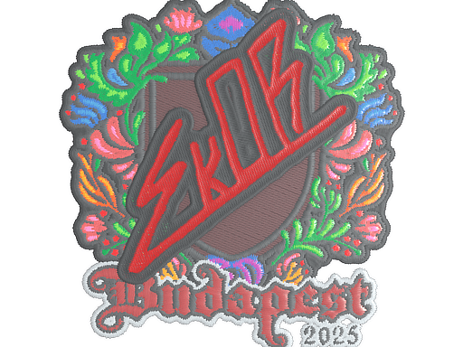 Sticker | sk0R (Embroidered) | Budapest 2025