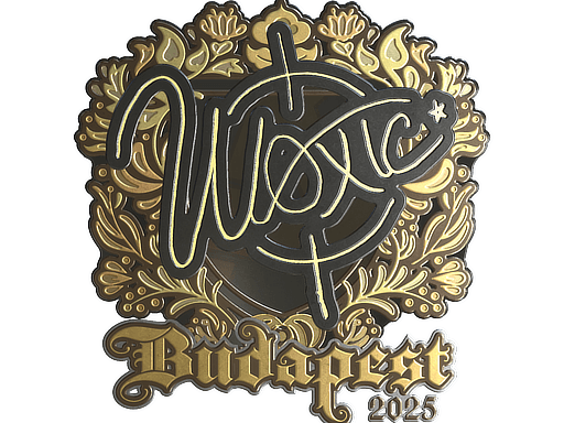 Sticker | woxic (Gold) | Budapest 2025