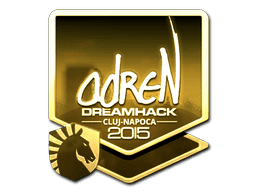 Sticker | adreN (Gold) | Cluj-Napoca 2015