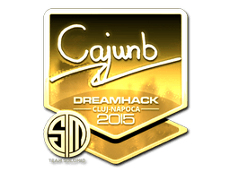 Sticker | cajunb (Gold) | Cluj-Napoca 2015