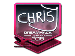Sticker | chrisJ (Foil) | Cluj-Napoca 2015