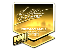 Sticker | Edward (Gold) | Cluj-Napoca 2015