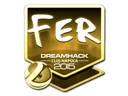 Sticker | fer (Gold) | Cluj-Napoca 2015