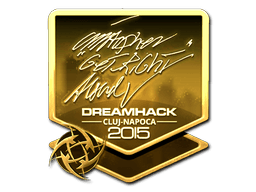 Sticker | GeT_RiGhT (Gold) | Cluj-Napoca 2015