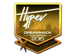 Sticker | Hyper (Gold) | Cluj-Napoca 2015