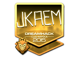 Sticker | jkaem (Gold) | Cluj-Napoca 2015