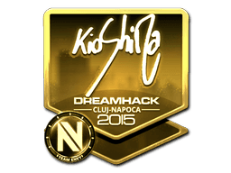 Sticker | kioShiMa (Gold) | Cluj-Napoca 2015