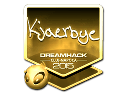 Sticker | Kjaerbye (Gold) | Cluj-Napoca 2015
