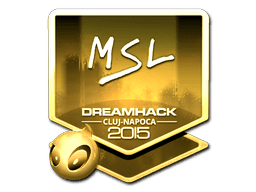 Sticker | MSL (Gold) | Cluj-Napoca 2015
