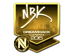 Sticker | NBK- (Gold) | Cluj-Napoca 2015