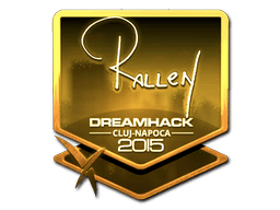 Sticker | rallen (Gold) | Cluj-Napoca 2015