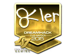 Sticker | reltuC (Gold) | Cluj-Napoca 2015