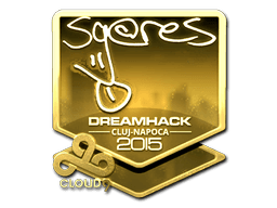 Sticker | seang@res (Gold) | Cluj-Napoca 2015