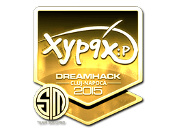 Sticker | Xyp9x (Gold) | Cluj-Napoca 2015