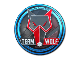 Sticker | MTS GameGod Wolf (Foil) | Cologne 2014