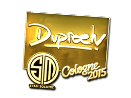 Sticker | dupreeh (Gold) | Cologne 2015