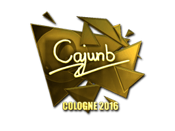 Sticker | cajunb (Gold) | Cologne 2016