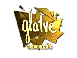 Sticker | gla1ve (Gold) | Cologne 2016