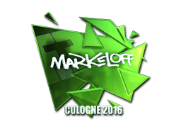 Sticker | markeloff (Foil) | Cologne 2016