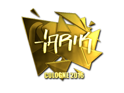 Sticker | tarik (Gold) | Cologne 2016