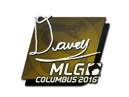 Sticker | DAVEY | MLG Columbus 2016