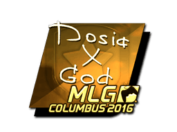 Sticker | Dosia (Gold) | MLG Columbus 2016
