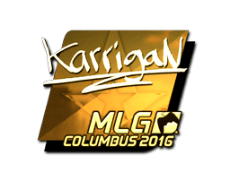 Sticker | karrigan (Gold) | MLG Columbus 2016