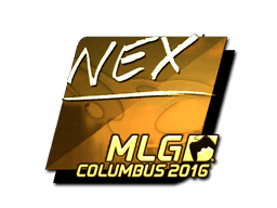 Sticker | nex (Gold) | MLG Columbus 2016