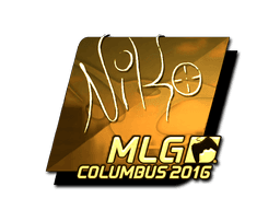 Sticker | NiKo (Gold) | MLG Columbus 2016