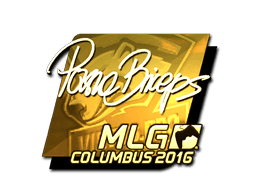 Sticker | pashaBiceps (Gold) | MLG Columbus 2016