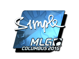 Sticker | s1mple (Foil) | MLG Columbus 2016