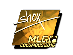 Sticker | shox (Gold) | MLG Columbus 2016