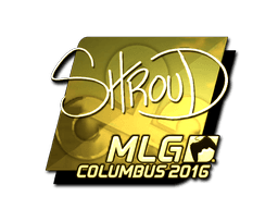 Sticker | shroud (Gold) | MLG Columbus 2016