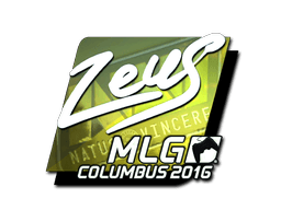 Sticker | Zeus (Foil) | MLG Columbus 2016