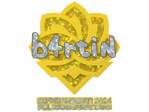 Sticker | b4rtiN (Glitter) | Copenhagen 2024