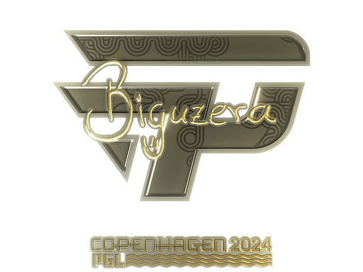 Sticker | biguzera (Gold) | Copenhagen 2024