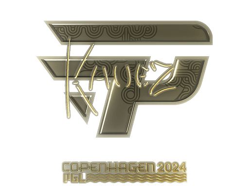 Sticker | kauez (Gold) | Copenhagen 2024