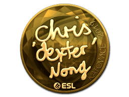 Sticker | dexter (Gold) | Katowice 2019