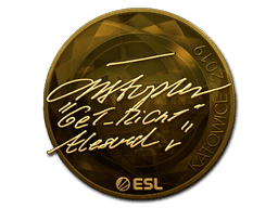 Sticker | GeT_RiGhT (Gold) | Katowice 2019