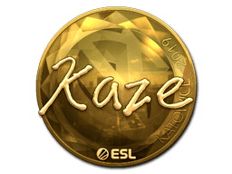 Sticker | Kaze (Gold) | Katowice 2019