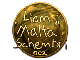 Sticker | malta (Gold) | Katowice 2019