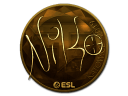 Sticker | NiKo (Gold) | Katowice 2019