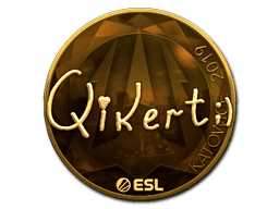 Sticker | qikert (Gold) | Katowice 2019