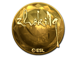 Sticker | zhokiNg (Gold) | Katowice 2019